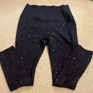 GapFit sculpt revolution s regular 3/4 gold speck navy